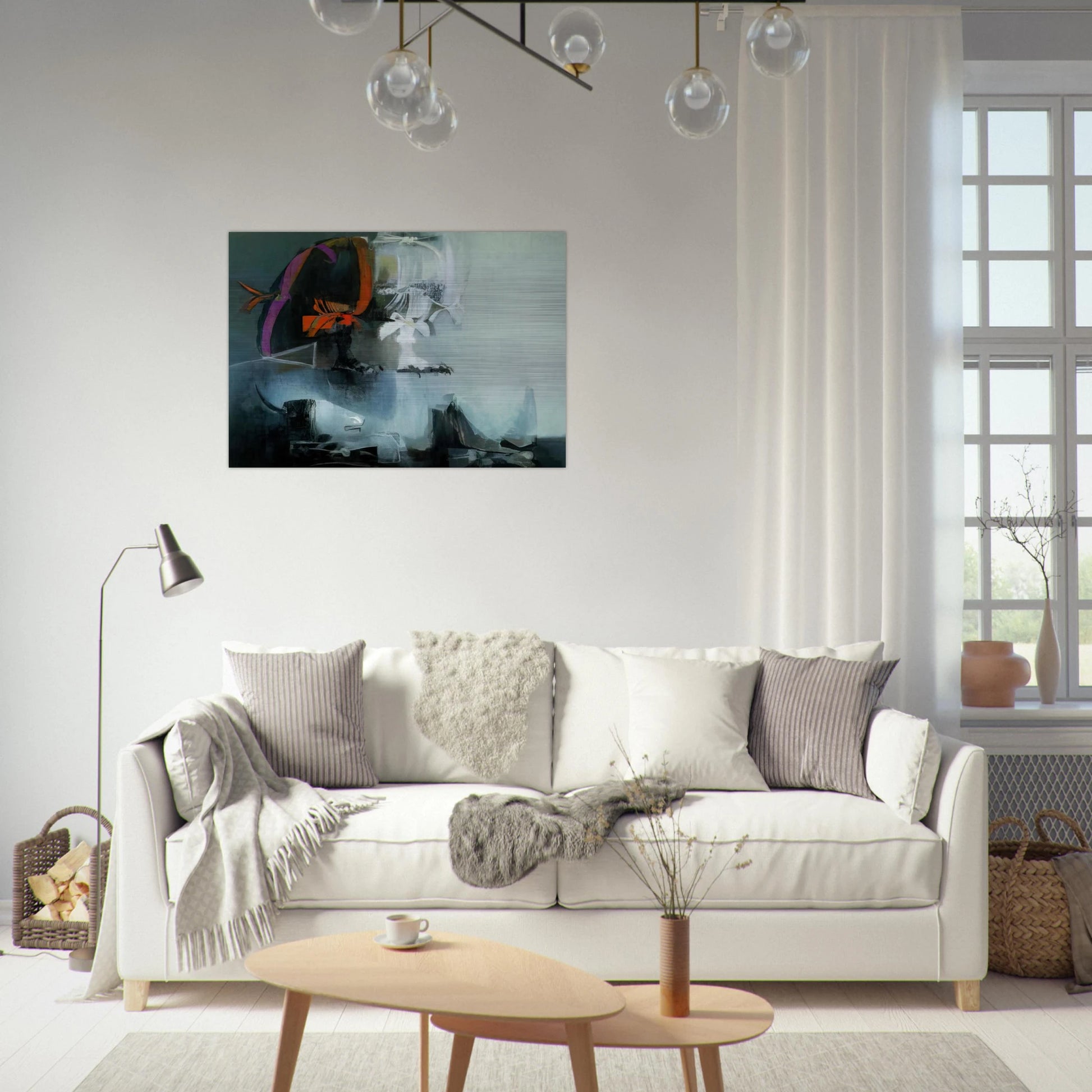 TOROCONDOR 1959 - Alejandro Obregon Brushed Aluminum Print - 70x100 cm / 28x40 inches | Alejandro Obregon Aluminum Print | Alejandro Obregon Prints