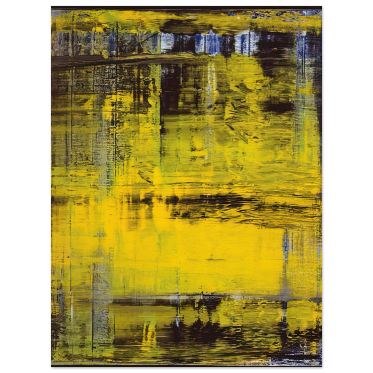 Gerhard Richter - ABSTRACT PAINTING NO 809 3  75x100 cm / 30x40inches Fine Art Poster