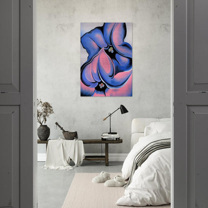 Purple Petunia - Georgia O'Keeffe Brushed Aluminum Print - 70x100 cm / 28x40 inches | Georgia O'Keeffe Aluminum Print | Georgia O'Keeffe Prints