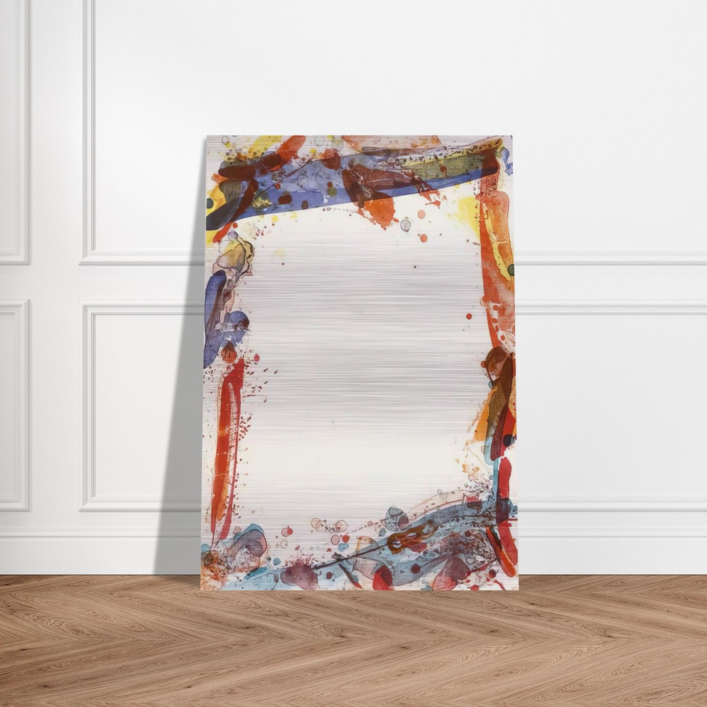 Veiled Sail - Sam Francis Brushed Aluminum Print - 70x100 cm / 28x40 inches | Sam Francis Aluminum Print | Sam Francis Prints