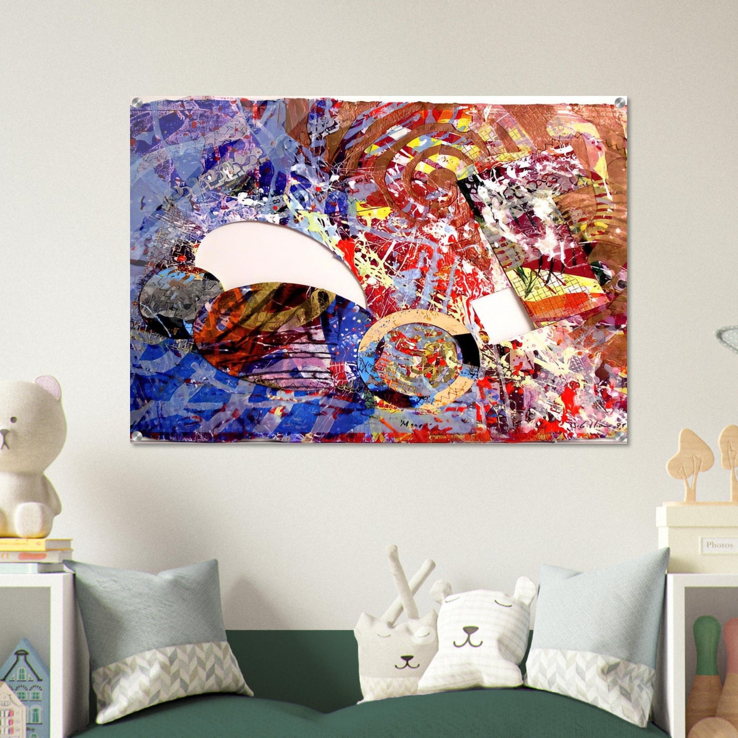 Manet I - Sam Gilliam Acrylic Print - 70x100 cm / 28x40″ inches