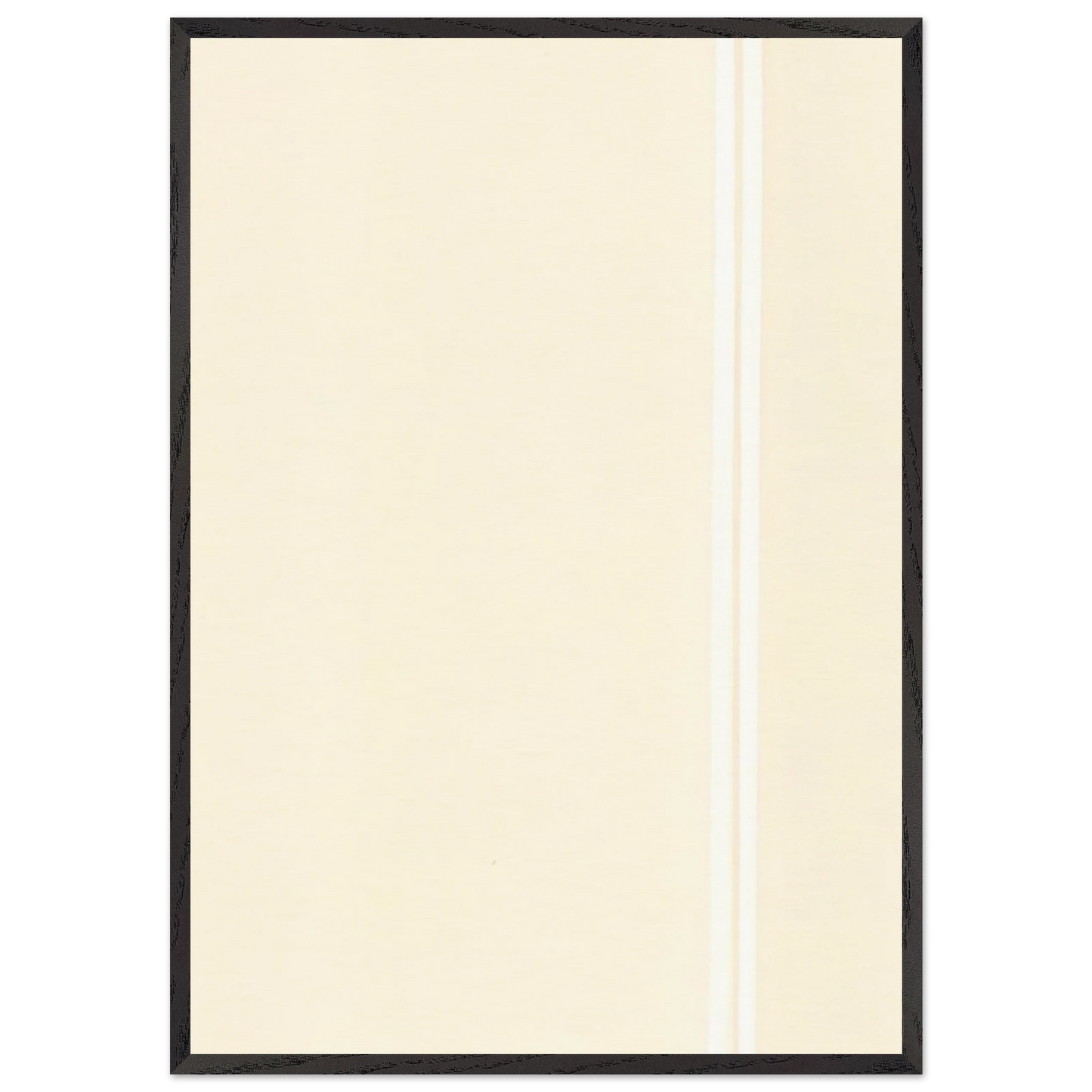 The Station of the Cross - Ninth Station - Barnett Newman 70x100 cm / 28x40 inches Framed Art Print – Black Wooden Frame
