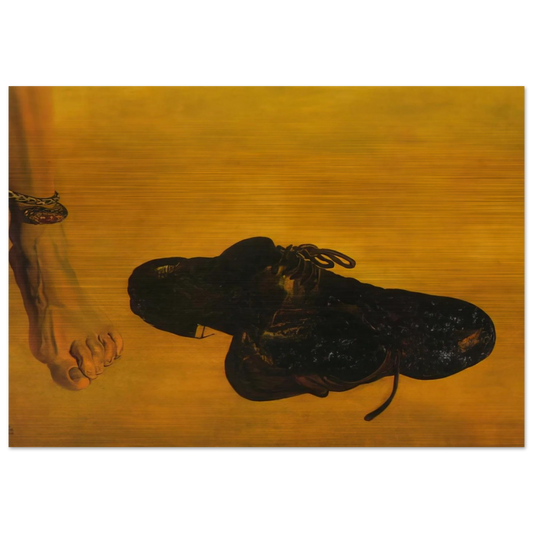 ORIGINAL SIN - Salvador Dali Brushed Aluminum Print - 70x100 cm / 28x40 inches | Salvador Dali Aluminum Print | Salvador Dali Prints