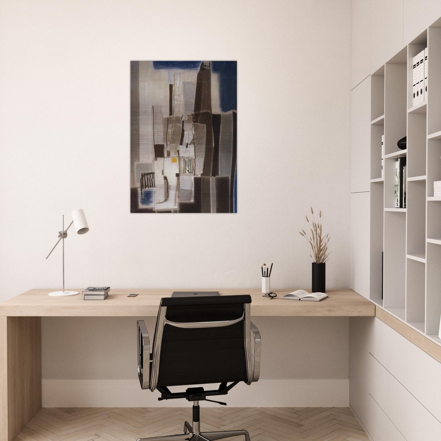 Architettura 1 - Art Informel - Bice Lazzari Brushed Aluminum Print - 70x100 cm / 28x40 inches | Bice Lazzari Aluminum Print | Bice Lazzari Prints