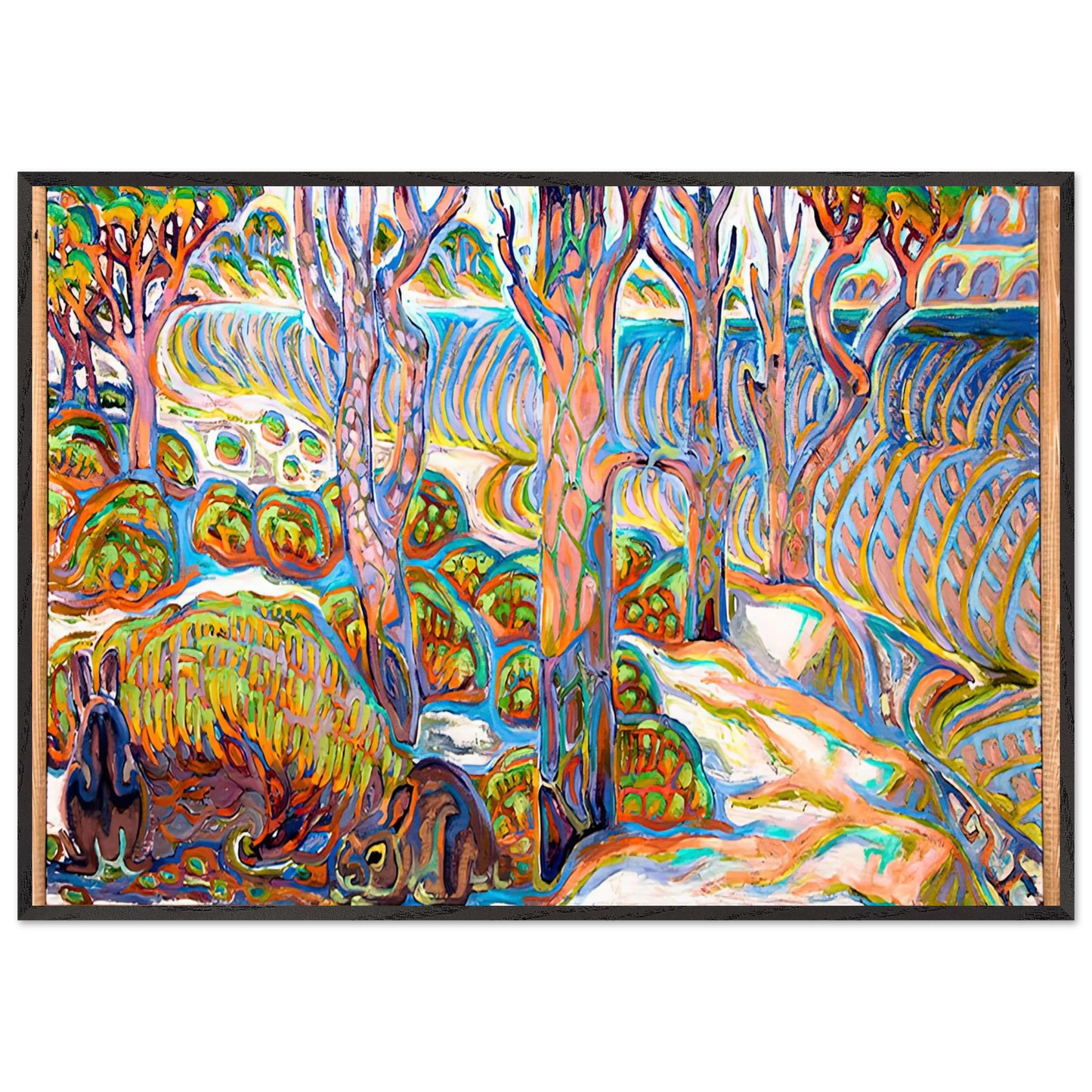 Walter Inglis Anderson - Walter Anderson Wall art - 13x18 cm / 5x7 inches - Premium Wooden Framed Poster With Fine Art Paper-canvas - White frame
