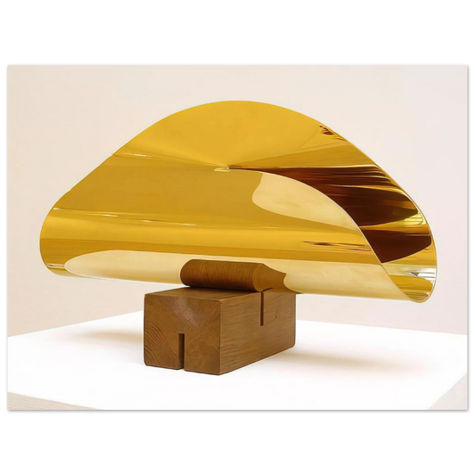 Max Bill - FlÃƒÂ¤che im Raum von einer Linie begrenzt - 1952  75x100 cm / 30x40inches Fine Art Poster