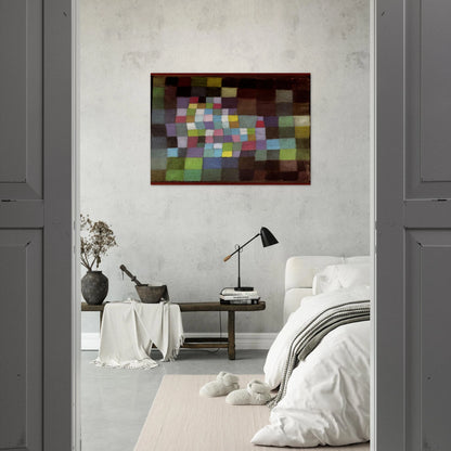 ABSTRACTION WITH REFERENCE TO A FLOWERING TREE 1925 - Paul Klee Brushed Aluminum Print - 70x100 cm / 28x40 inches | Paul Klee Aluminum Print | Paul Klee Prints