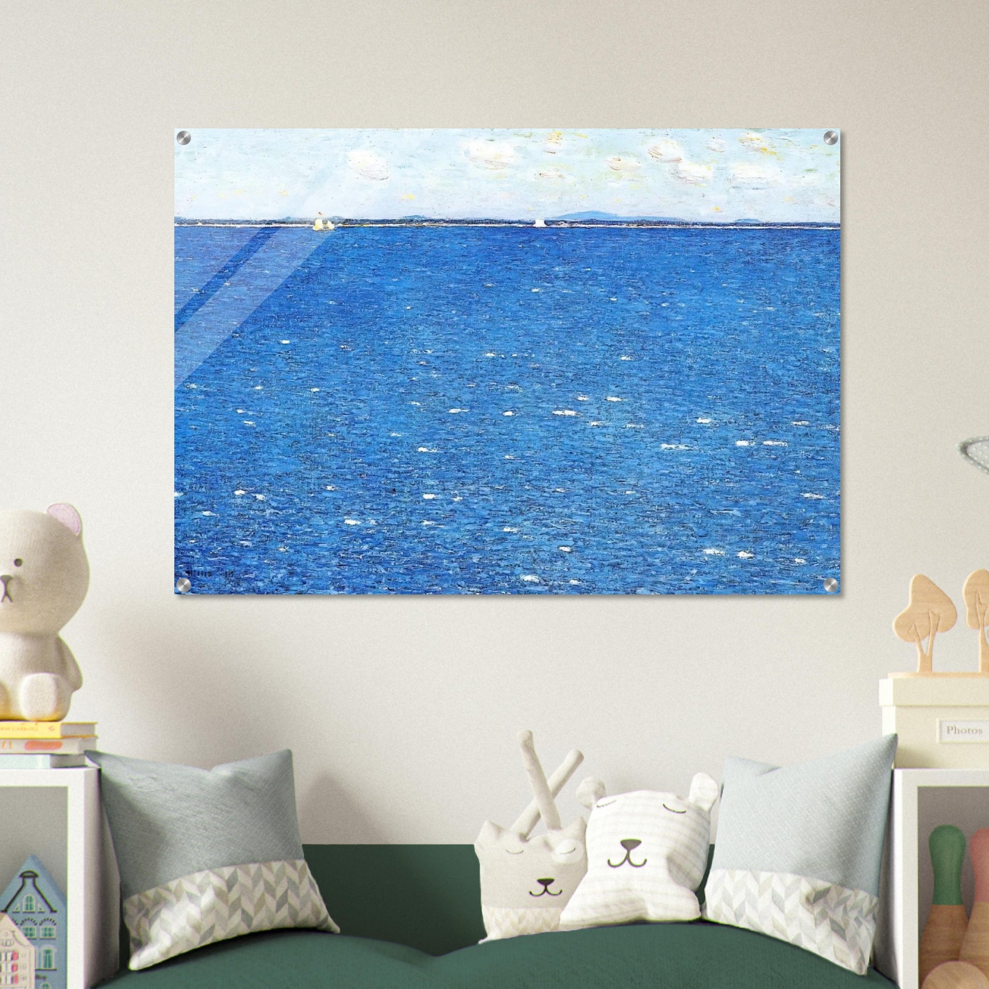 West Wind, Appledore - Childe Hassam Acrylic Print - 70x100 cm / 28x40″ inches | Childe Hassam Wall Art | Childe Hassam Prints