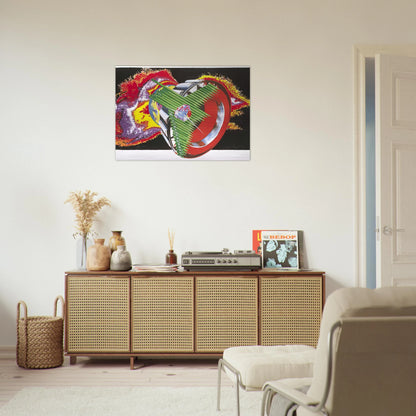 Space Dust - James Rosenquist Brushed Aluminum Print - 70x100 cm / 28x40 inches | James Rosenquist Aluminum Print | James Rosenquist Prints