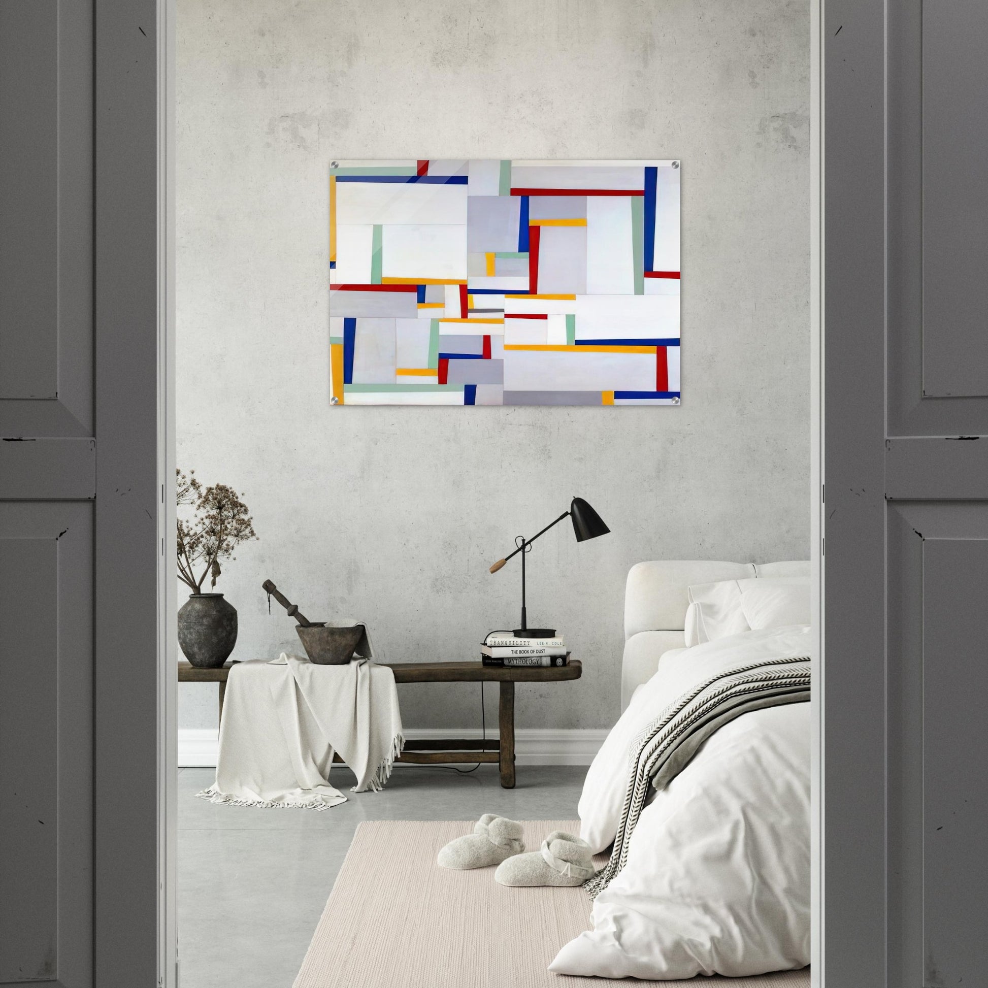 Relational Painting #9 - 1946 - Fritz Glarner Acrylic Print - 70x100 cm / 28x40″ inches