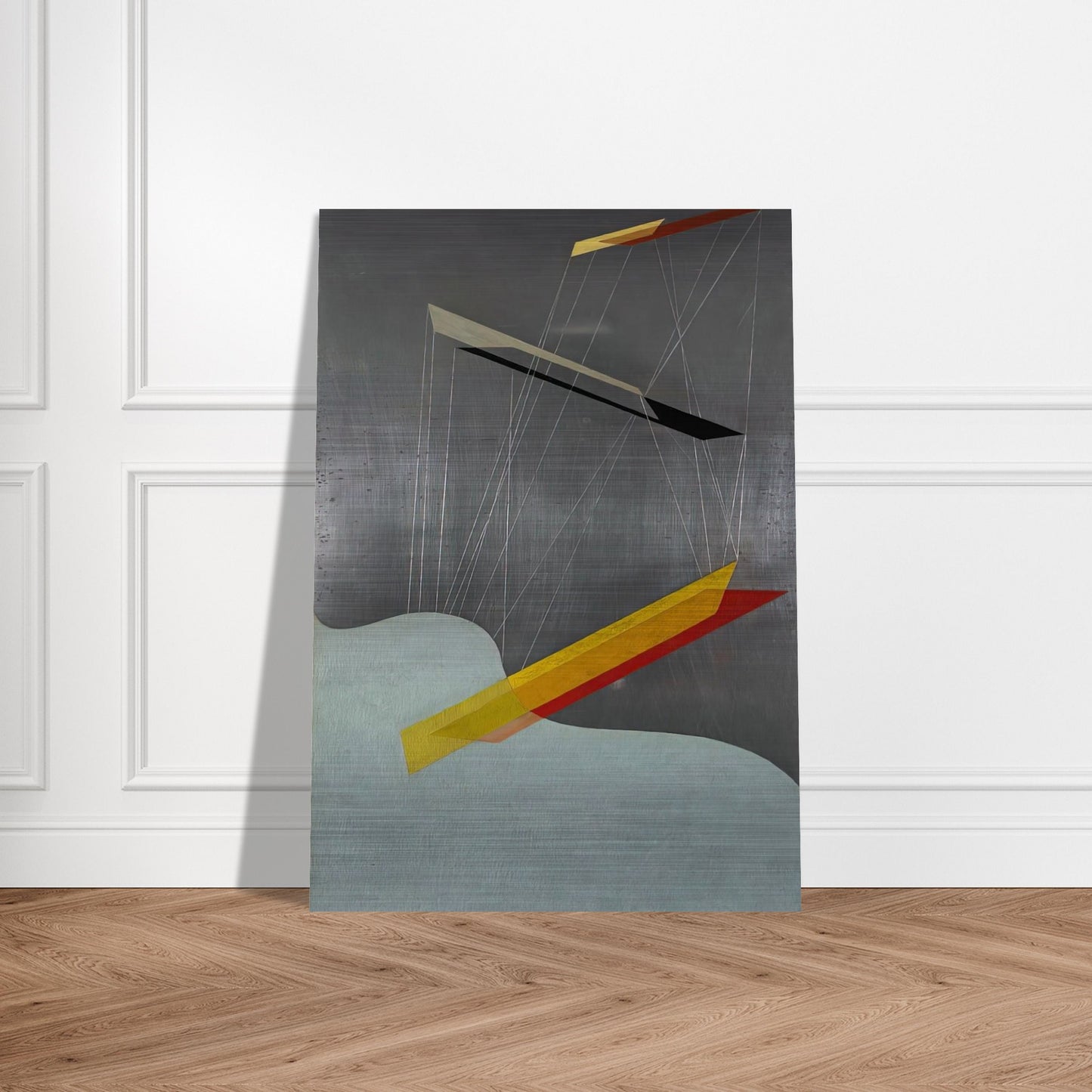 Sil I - Laszlo Moholy-Nagy Brushed Aluminum Print - 70x100 cm / 28x40 inches | Laszlo Moholy-Nagy Aluminum Print | Laszlo Moholy-Nagy Prints