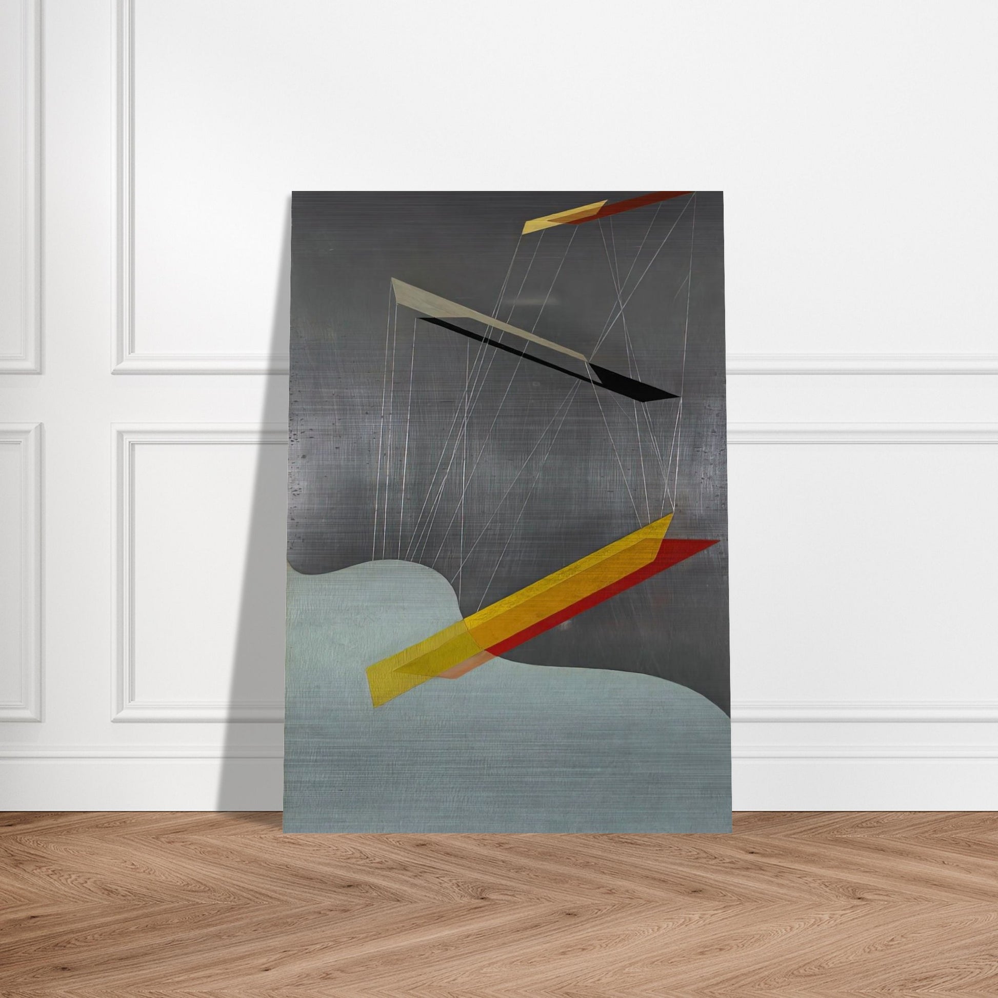 Sil I - Laszlo Moholy-Nagy Brushed Aluminum Print - 70x100 cm / 28x40 inches | Laszlo Moholy-Nagy Aluminum Print | Laszlo Moholy-Nagy Prints