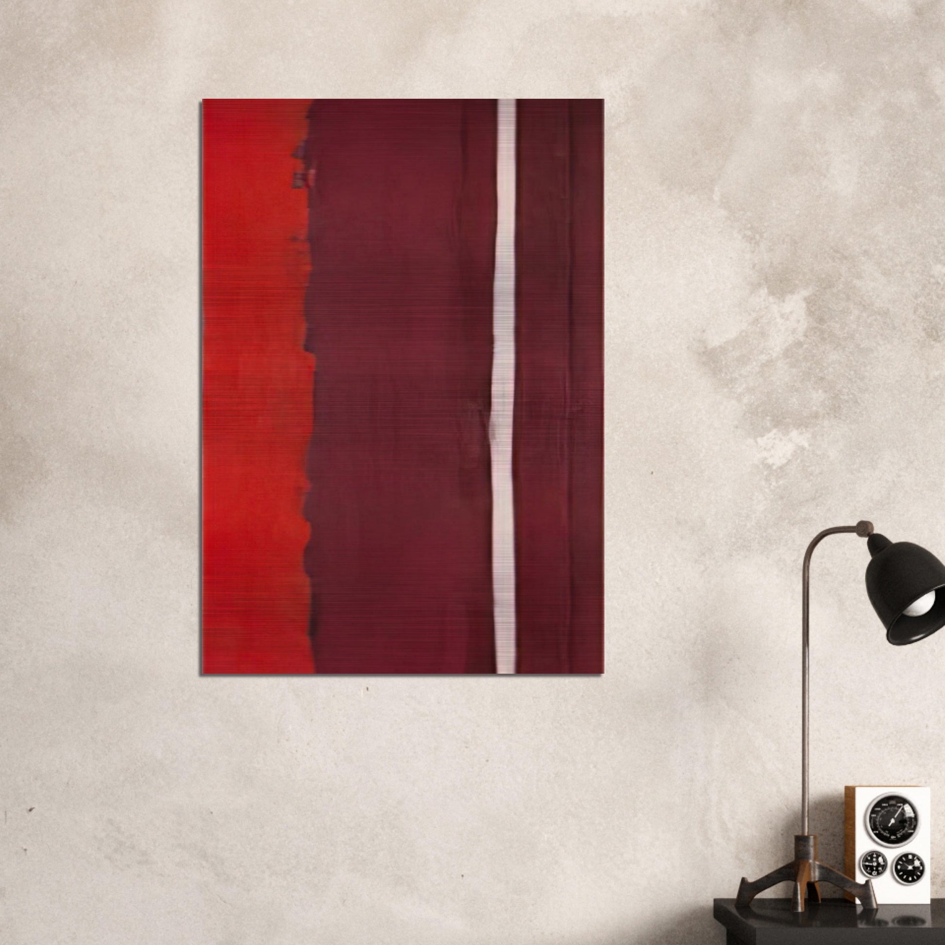 Untitled I - Barnett Newman Brushed Aluminum Print - 70x100 cm / 28x40 inches | Barnett Newman Aluminum Print | Barnett Newman Prints
