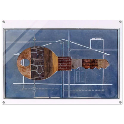 House Key - 1956 - Clarence Holbrook Carter Acrylic Print - 70x100 cm / 28x40″ inches