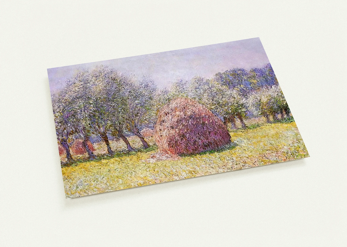 Haystack By claude monet Pack of 10 Post Cards | claude monet Post Cards | A6 (10.5 x 14.8 cm) - 4.1 x 5.8 inches