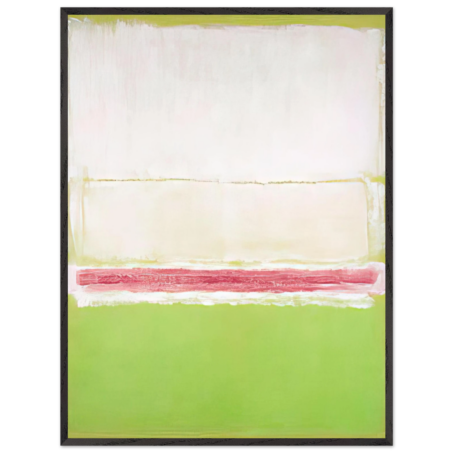 Mark Rothko - No. 2 No. 7 and No. 2 - 1951 Wall Art - 21x29.7 cm / 8x12" - Premium Wooden Framed Poster With Fine Art Paper - White frame