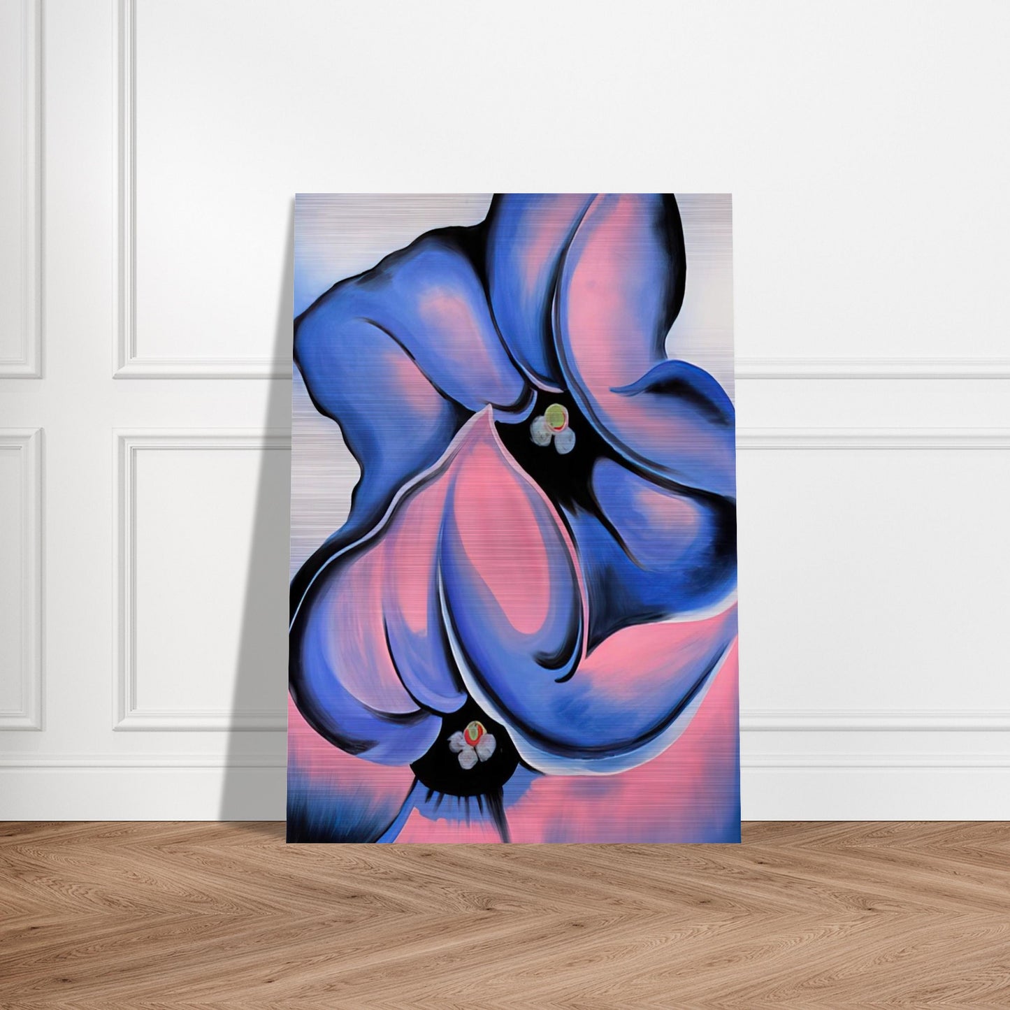 Purple Petunia - Georgia O'Keeffe Brushed Aluminum Print - 70x100 cm / 28x40 inches | Georgia O'Keeffe Aluminum Print | Georgia O'Keeffe Prints