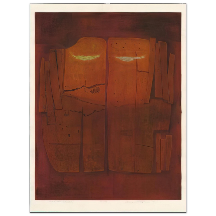 Hiroyuki Tajima - Two Exiles - 1972  75x100 cm / 30x40inches Fine Art Poster