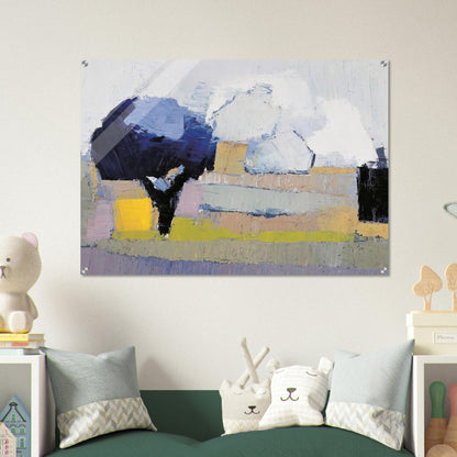Paysage de Provence - Art Informel - Nicolas de Stael Acrylic Print - 70x100 cm / 28x40″ inches