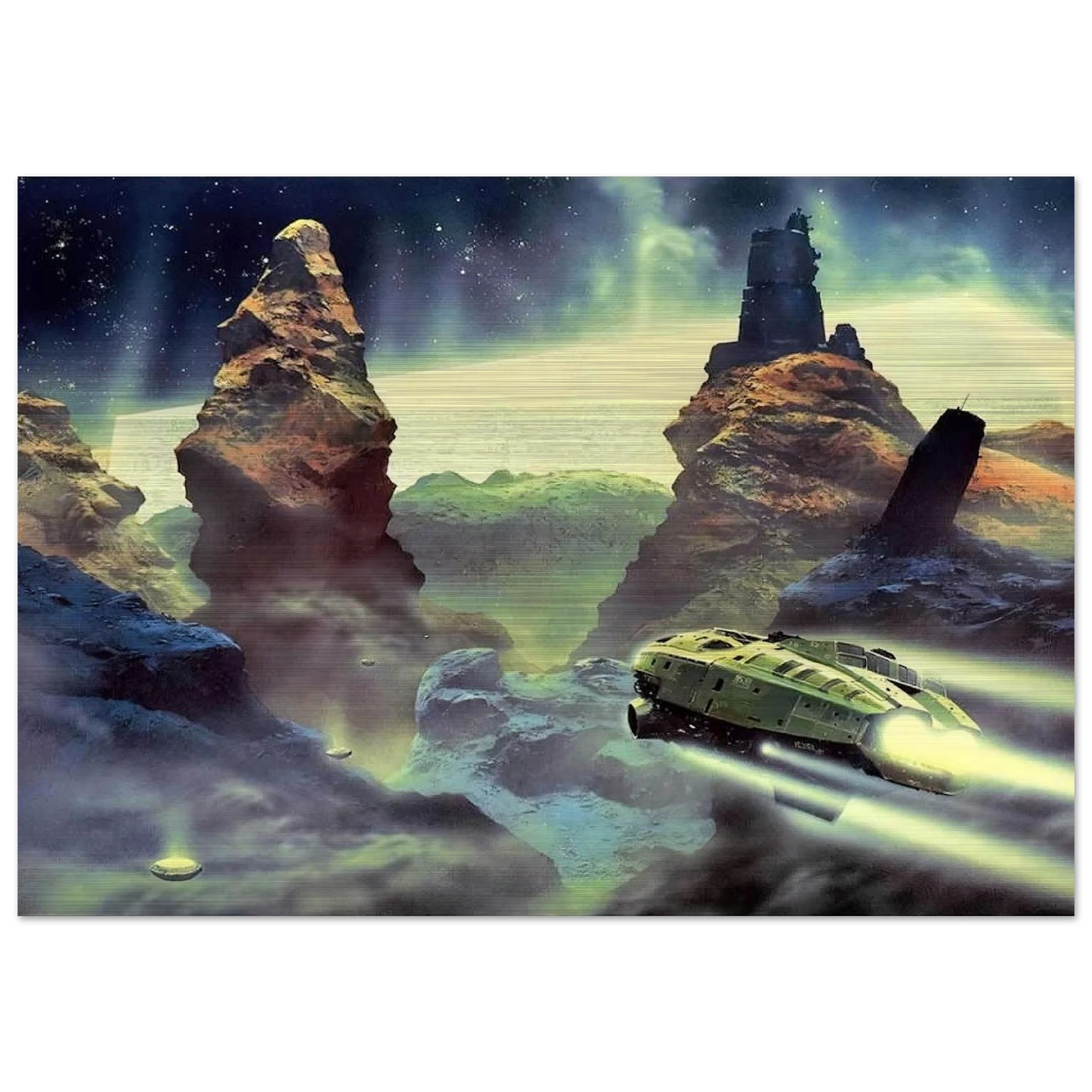 Chris Foss - Chris Foss Brushed Aluminum Print - 70x100 cm / 28x40 inches | Chris Foss Aluminum Print | Chris Foss Prints
