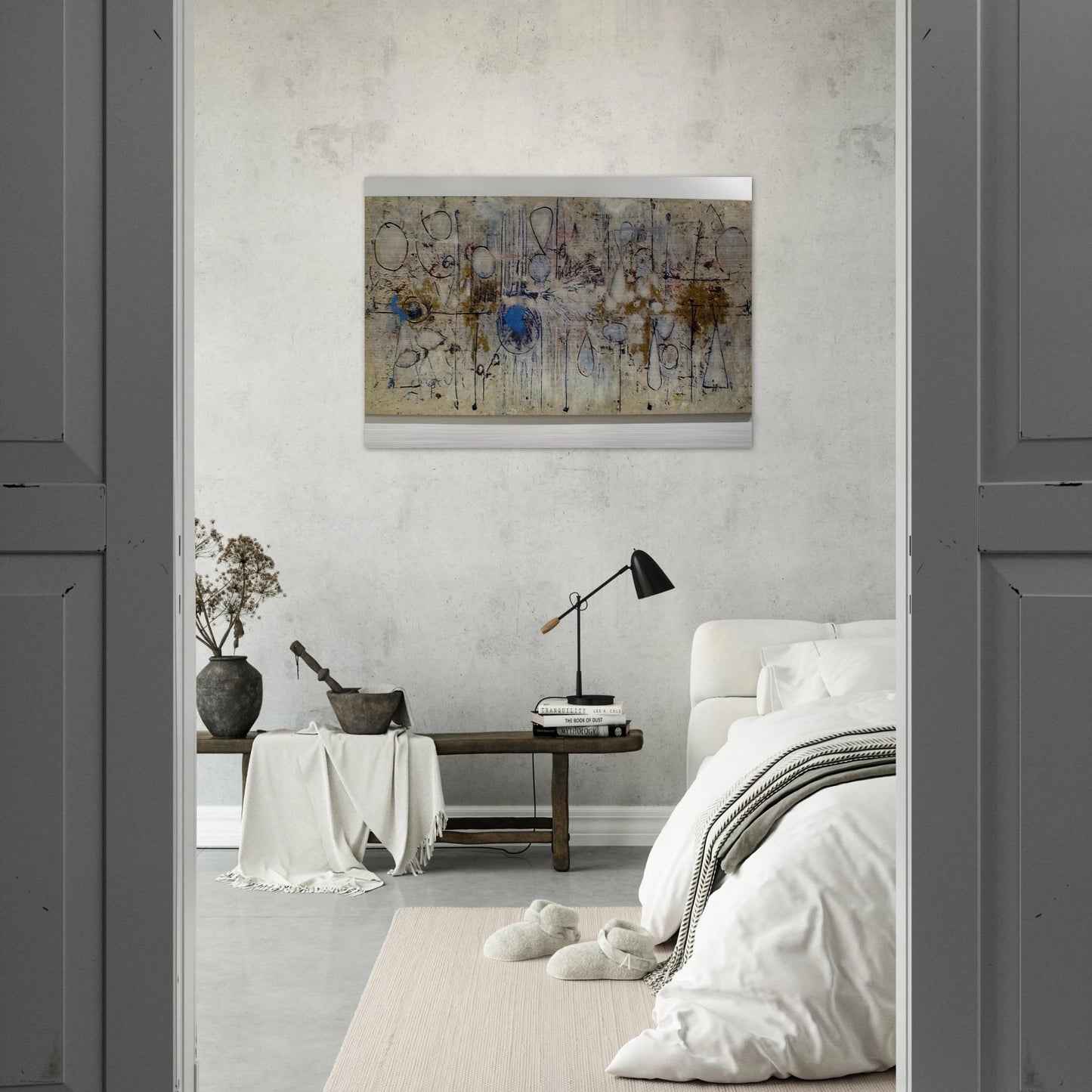 By the Sea - Richard Pousette-Dart Brushed Aluminum Print - 70x100 cm / 28x40 inches | Richard Pousette-Dart Aluminum Print | Richard Pousette-Dart Prints