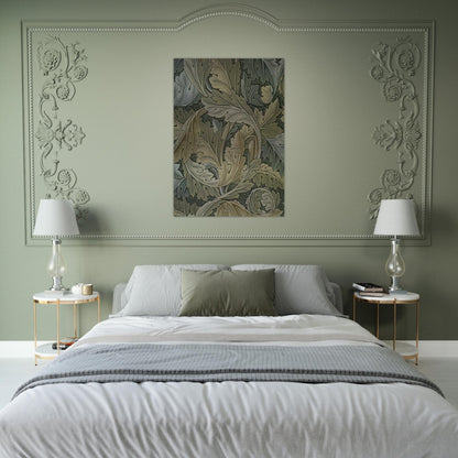ACANTHUS WALLPAPER 1875 - William Morris Brushed Aluminum Print - 70x100 cm / 28x40 inches | William Morris Aluminum Print | William Morris Prints