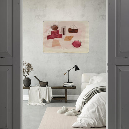 15.Febr.62 - 1962 - Julius Bissier Acrylic Print - 70x100 cm / 28x40″ inches | Julius Bissier Wall Art | Julius Bissier Prints