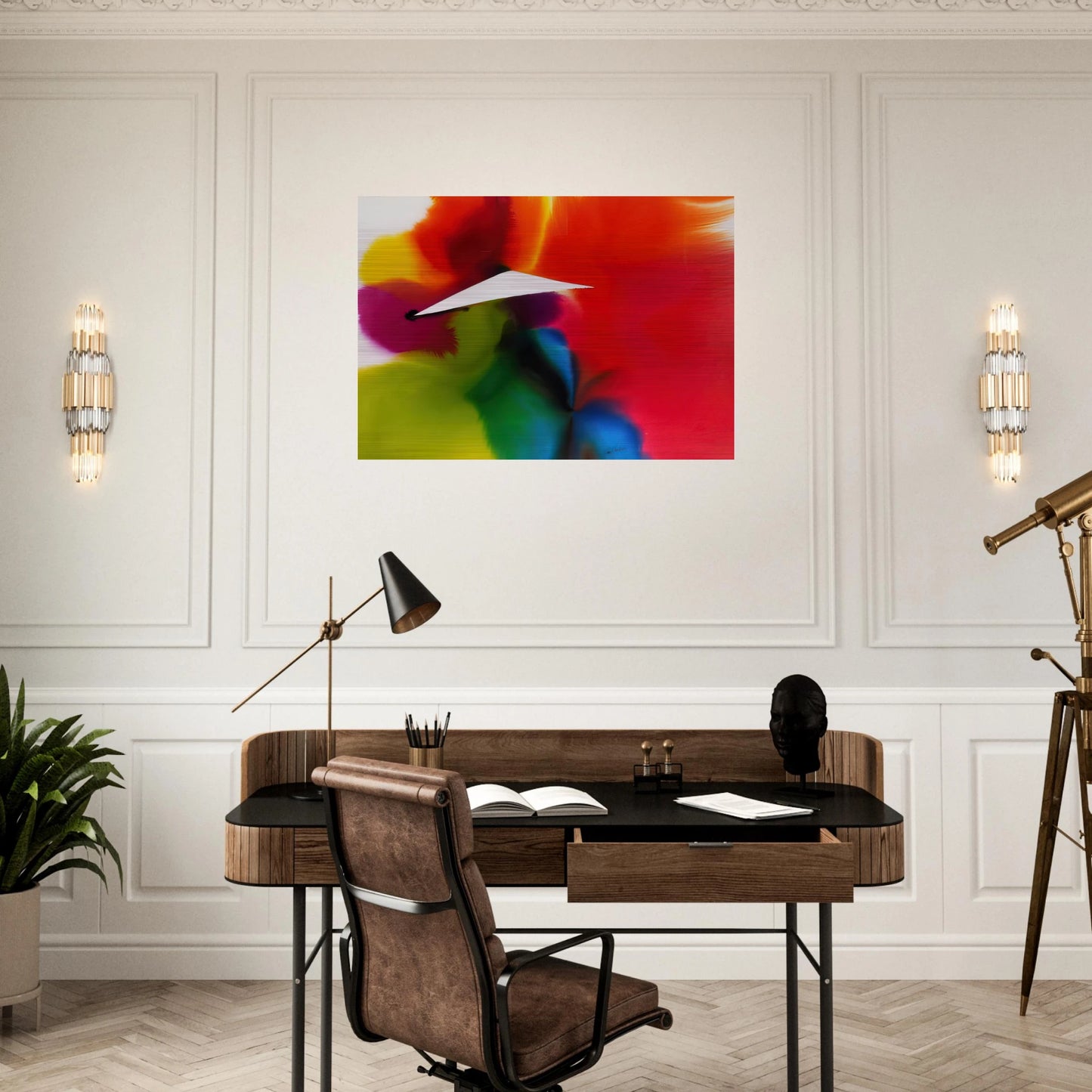 Phenomena French West Indies - Paul Jenkins Brushed Aluminum Print - 70x100 cm / 28x40 inches | Paul Jenkins Aluminum Print | Paul Jenkins Prints