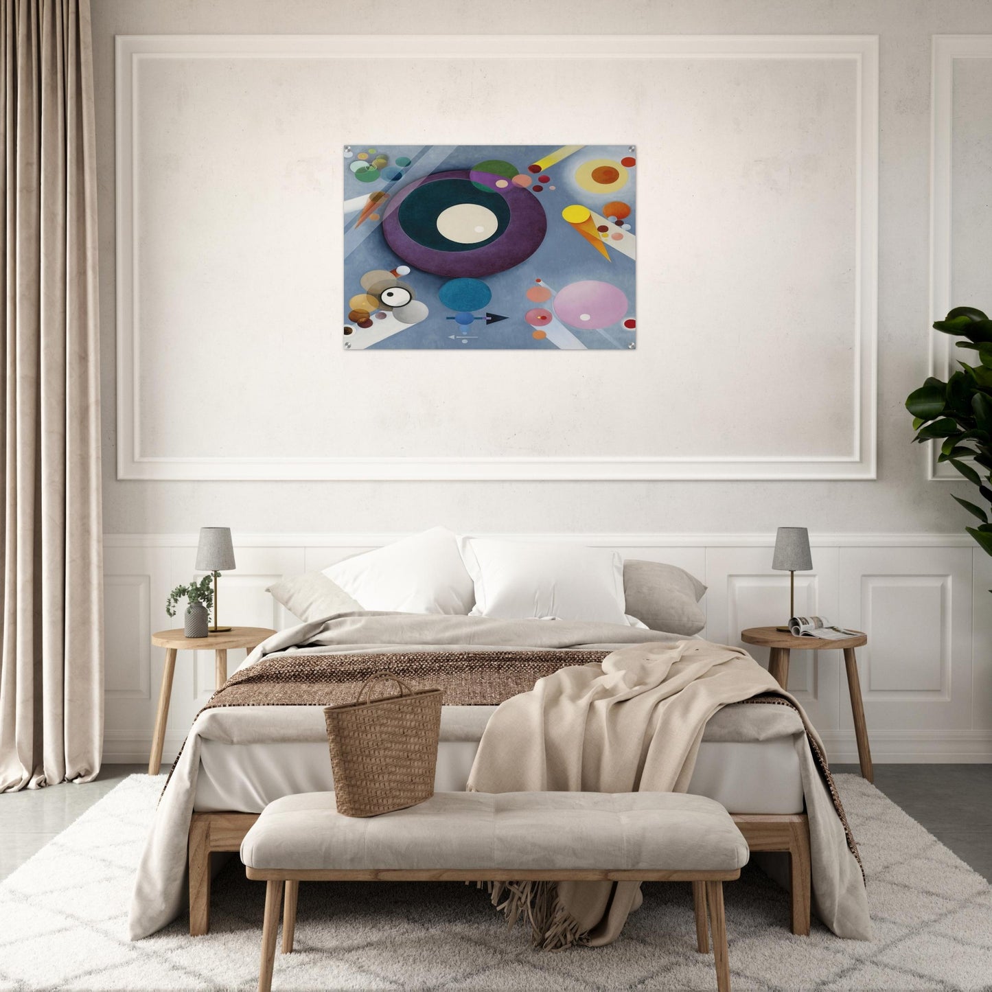 SPIRITUAL PLEASURES 1935 - Rudolf Bauer Acrylic Print - 70x100 cm / 28x40″ inches