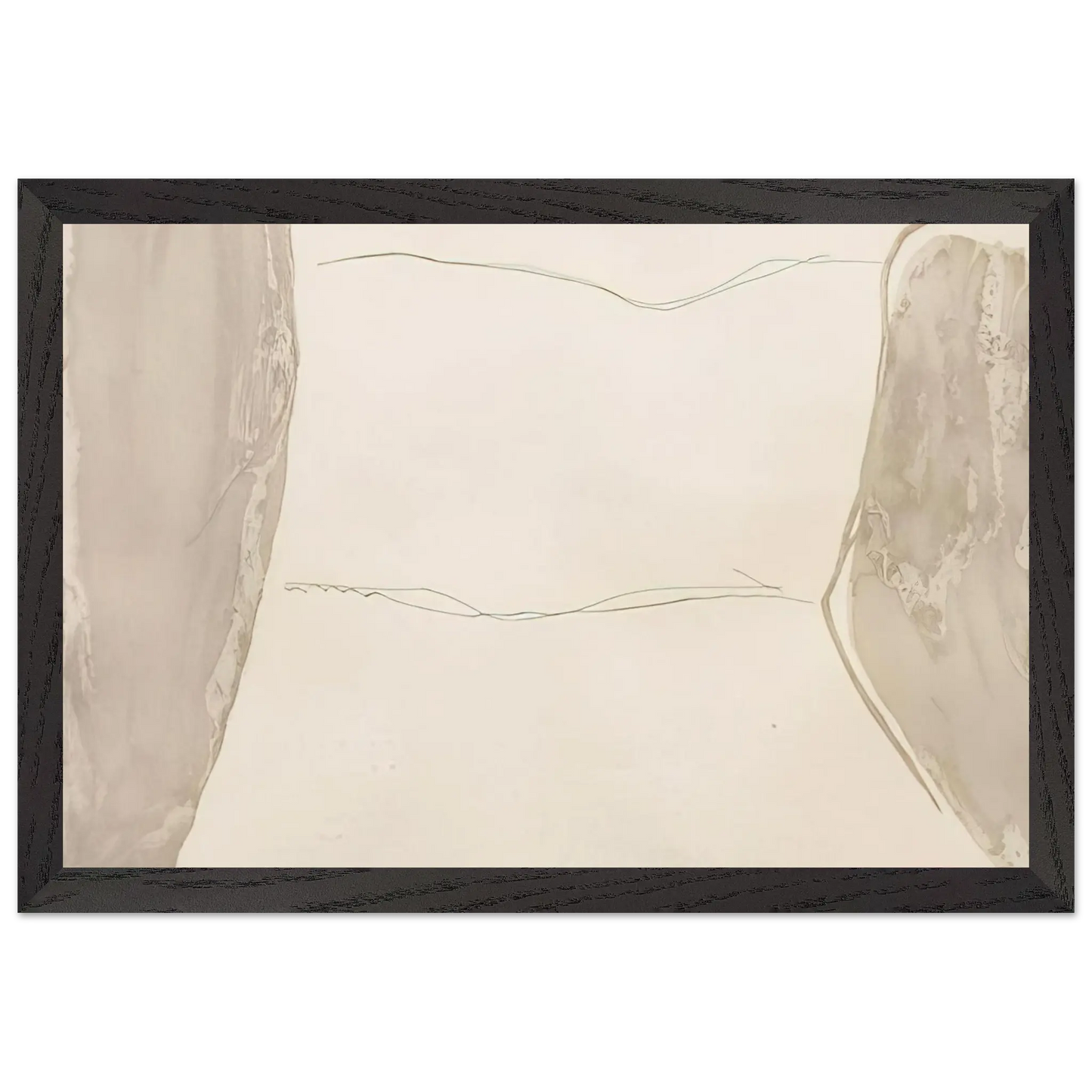 Helen Frankenthaler - Ponti - 1973 Wall art - 40x50 cm / 16x20 Inches - Premium Wooden Framed Poster With Fine Art Paper - Black frame