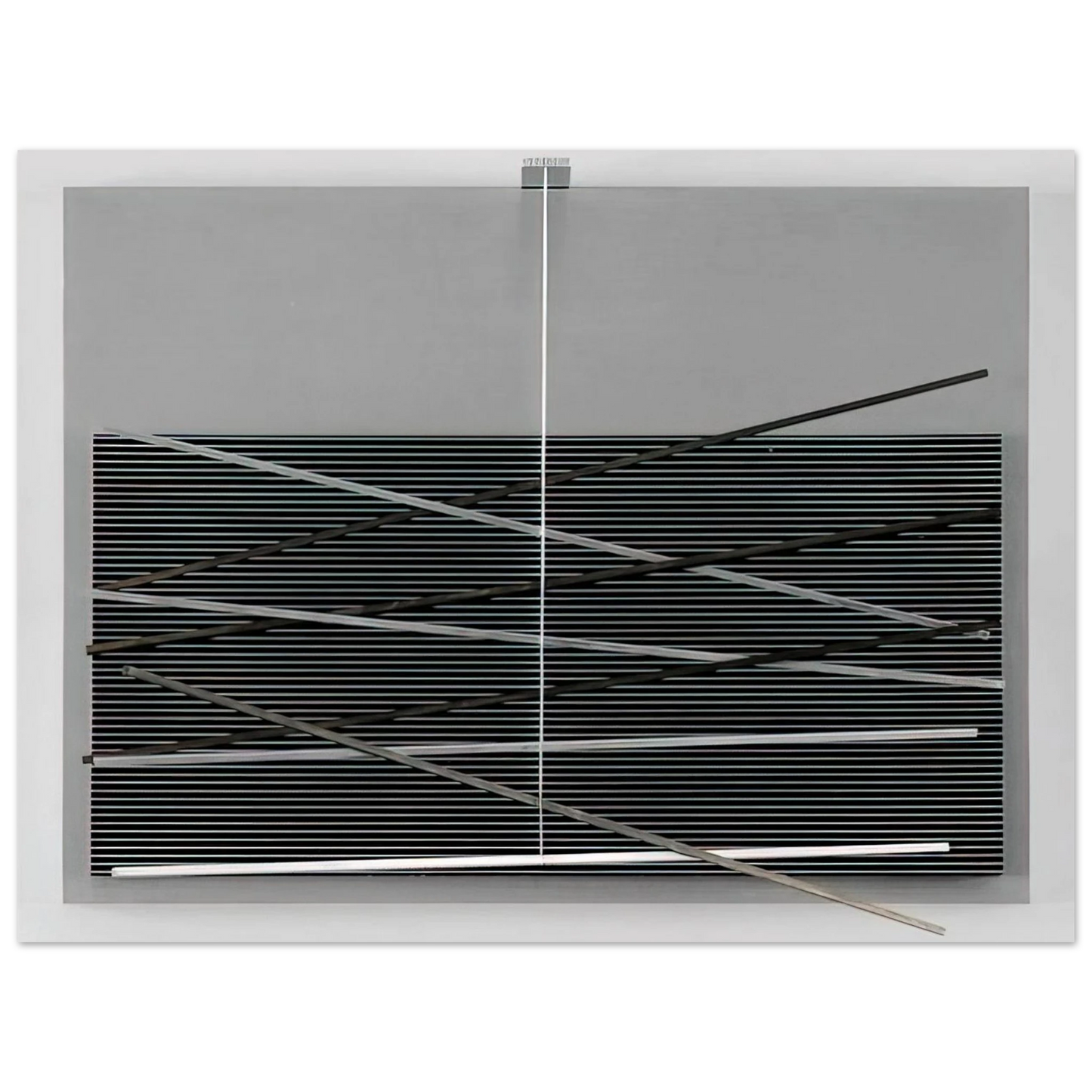 Jesus Rafael Soto - VIBRATIONS M TALLIQUES 1969  75x100 cm / 30x40inches Fine Art Poster