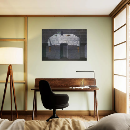 THE ENDEARING TRUTH 1966 - Rene Magritte Brushed Aluminum Print - 70x100 cm / 28x40 inches | Rene Magritte Aluminum Print | Rene Magritte Prints