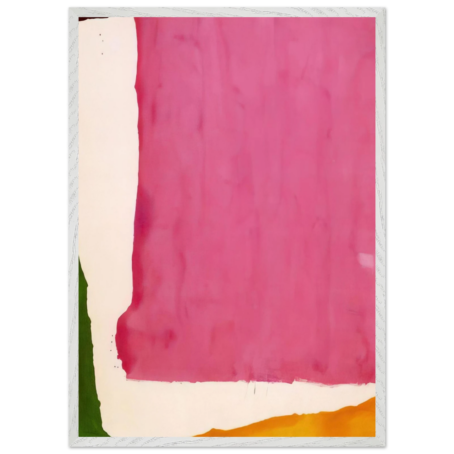Helen Frankenthaler - Mauve District - 1966 Wall art - 20x25 cm / 8x10 inches - Premium Wooden Framed Poster With Fine Art Paper-canvas - Black frame