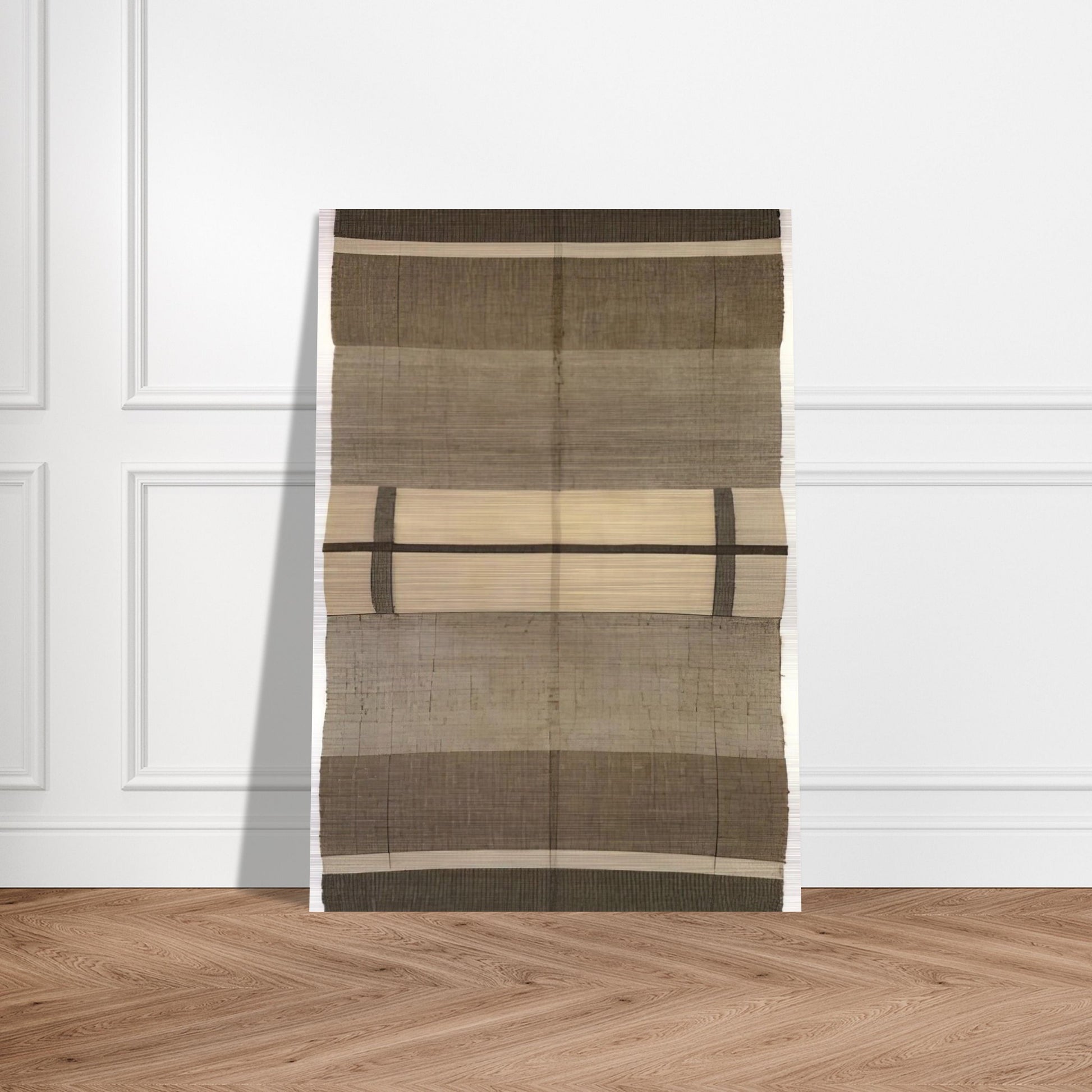 WALL HANGING 1924 - Anni Albers Brushed Aluminum Print - 70x100 cm / 28x40 inches | Anni Albers Aluminum Print | Anni Albers Prints