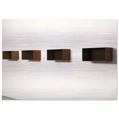Untitled 90-9 Donaldson - 1990 - Donald Judd Brushed Aluminum Print - 70x100 cm / 28x40 inches | Donald Judd Aluminum Print | Donald Judd Prints