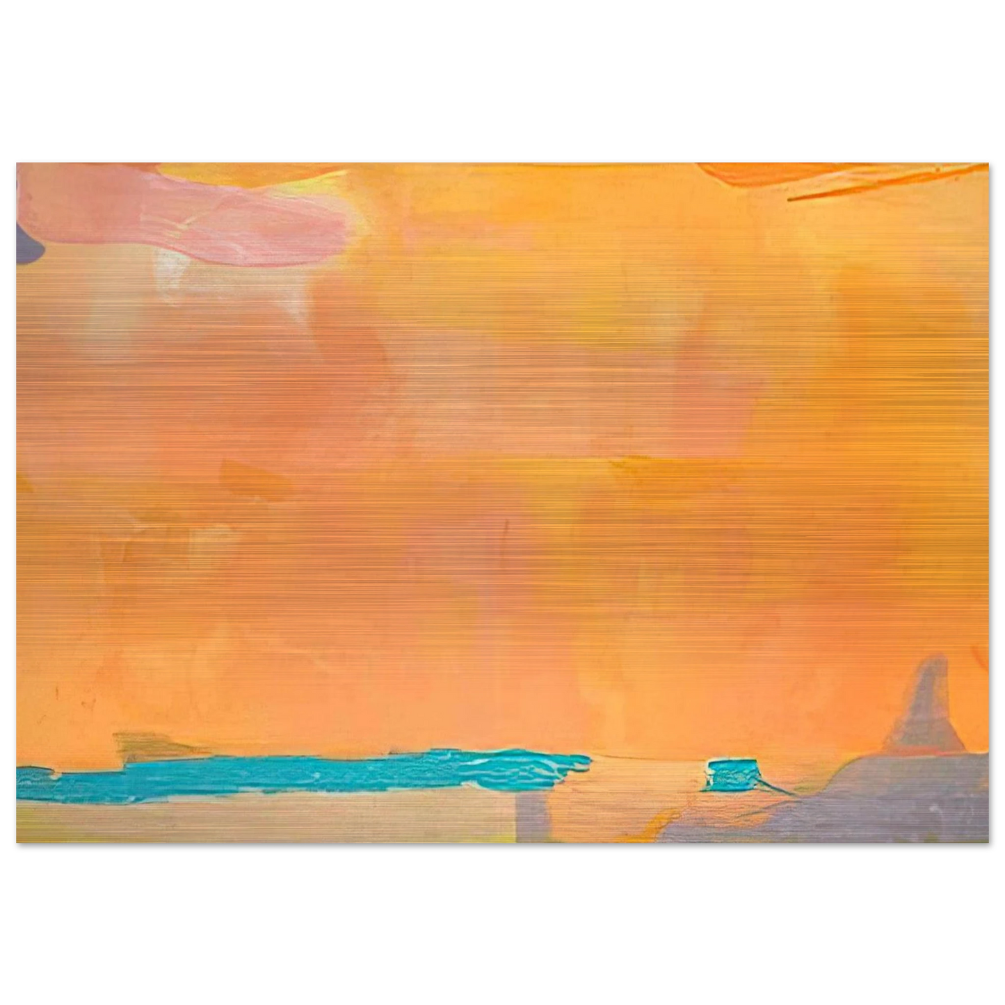 Royal Fireworks - 1975 - Helen Frankenthaler Brushed Aluminum Print - 70x100 cm / 28x40 inches | Helen Frankenthaler Aluminum Print | Helen Frankenthaler Prints