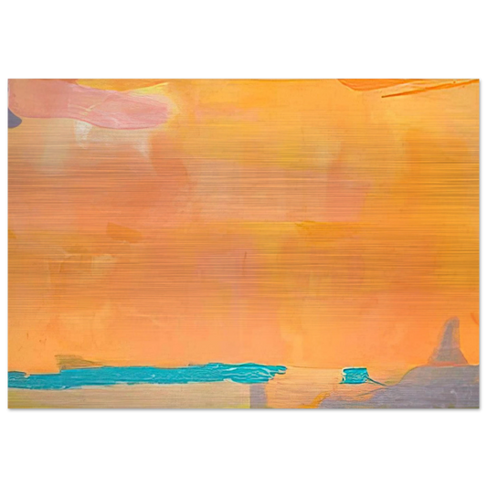 Royal Fireworks - 1975 - Helen Frankenthaler Brushed Aluminum Print - 70x100 cm / 28x40 inches | Helen Frankenthaler Aluminum Print | Helen Frankenthaler Prints