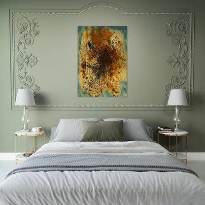 It's All Over - The City - 1947 - Wols Brushed Aluminum Print - 70x100 cm / 28x40 inches | Wols Aluminum Print | Wols Prints