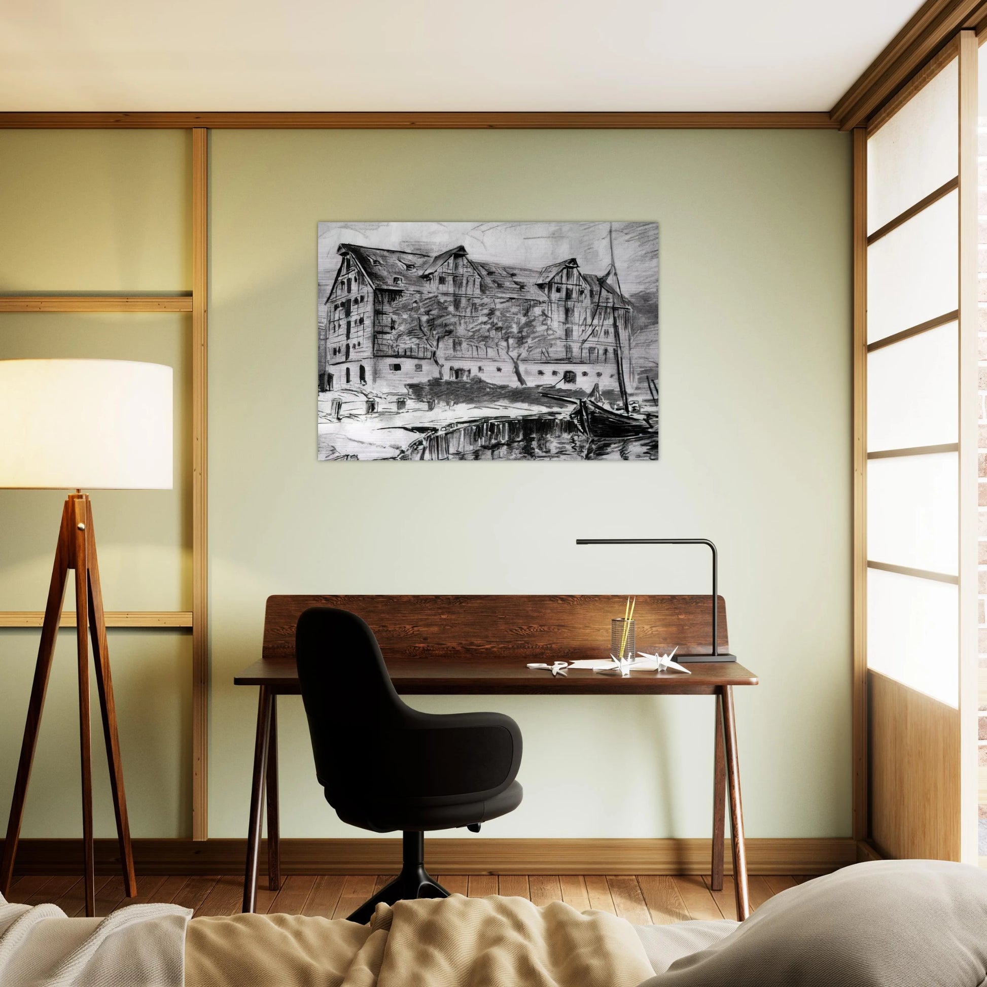 Untitled - 1926 - Konrad Zuse Brushed Aluminum Print - 70x100 cm / 28x40 inches | Konrad Zuse Aluminum Print | Konrad Zuse Prints