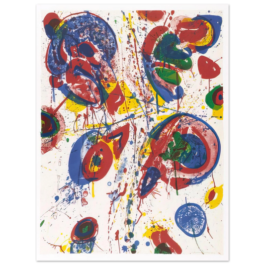 Sam Francis - Bright Nothing  75x100 cm / 30x40inches Fine Art Poster