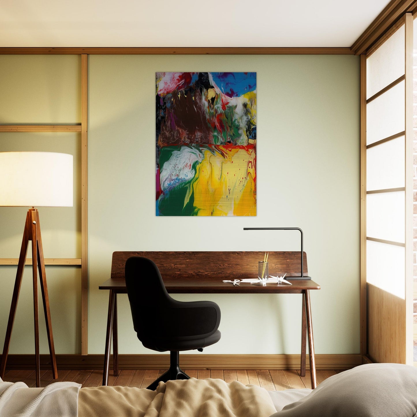 SINDBAD 2008 - Gerhard Richter Brushed Aluminum Print - 70x100 cm / 28x40 inches | Gerhard Richter Aluminum Print | Gerhard Richter Prints