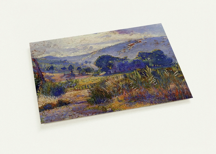 Cabasson Landscape study By Henri-Edmond Cross Pack of 10 Post Cards | Henri-Edmond Cross Post Cards | A6 (10.5 x 14.8 cm) - 4.1 x 5.8 inches