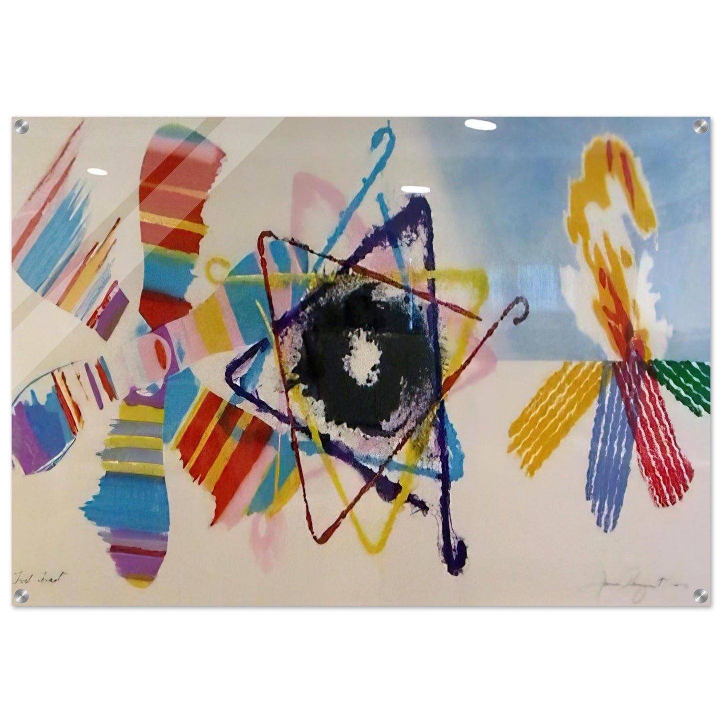 Fast Feast - James Rosenquist Acrylic Print - 70x100 cm / 28x40″ inches