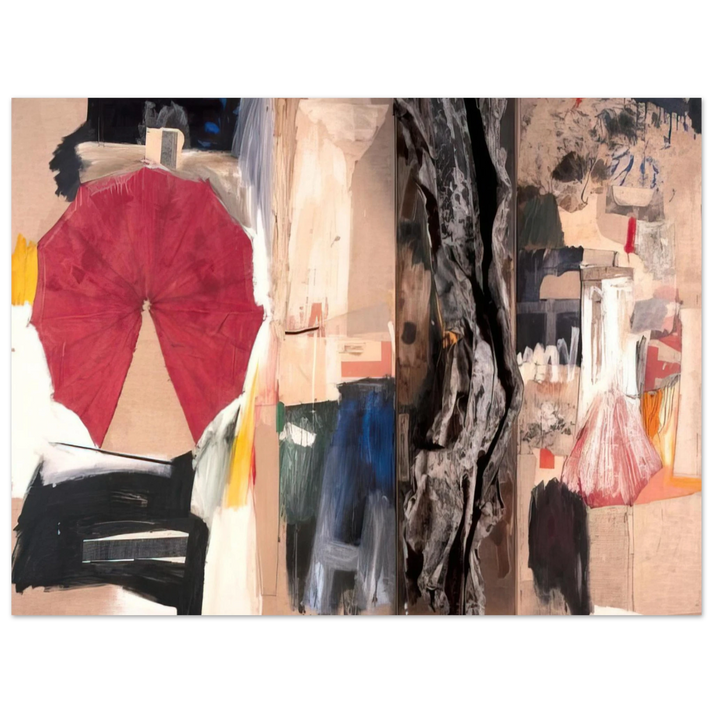 Robert Rauschenberg - ALLEGORY 1960  75x100 cm / 30x40inches Fine Art Poster