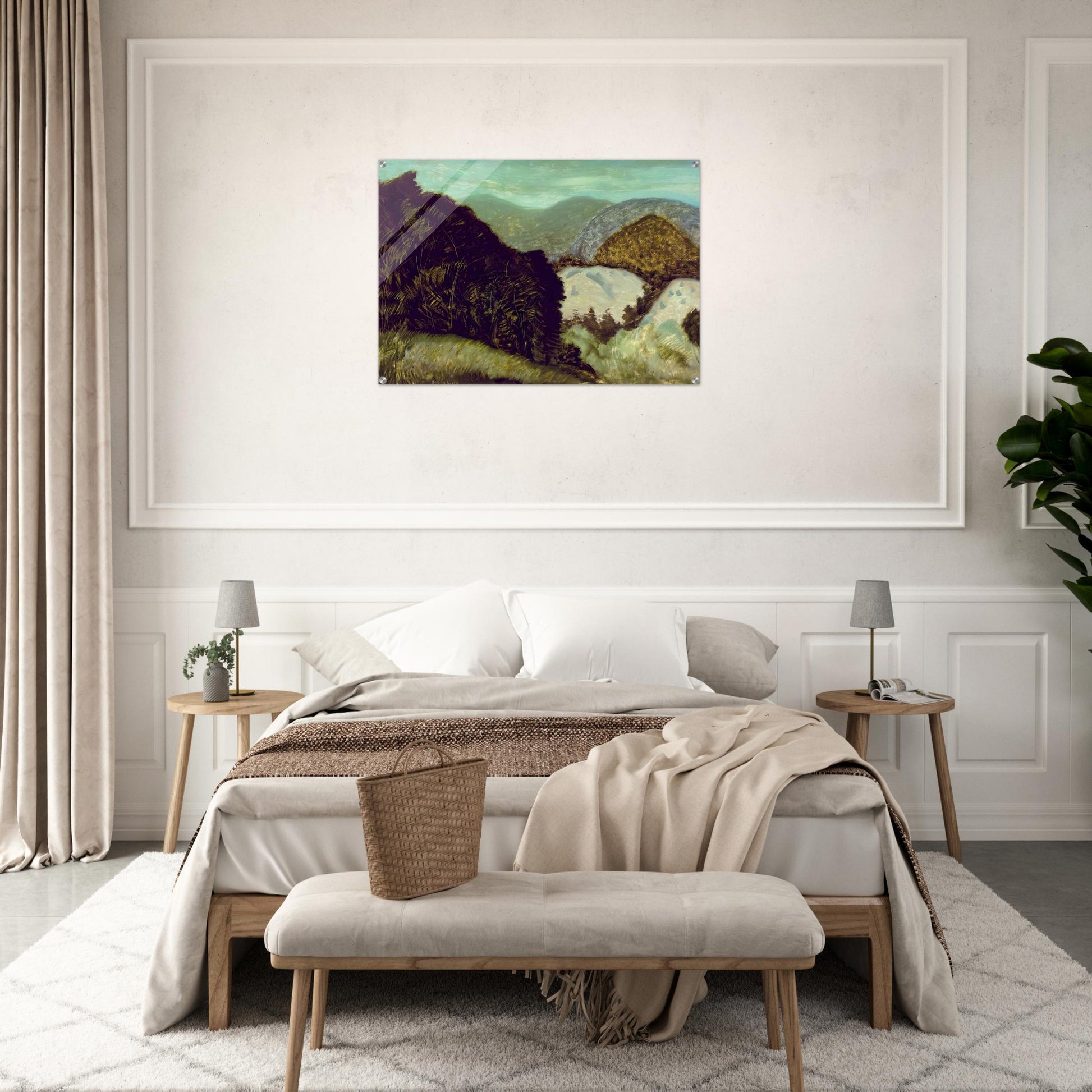 Vermont Hills - 1936 - Milton Avery Acrylic Print - 70x100 cm / 28x40″ inches