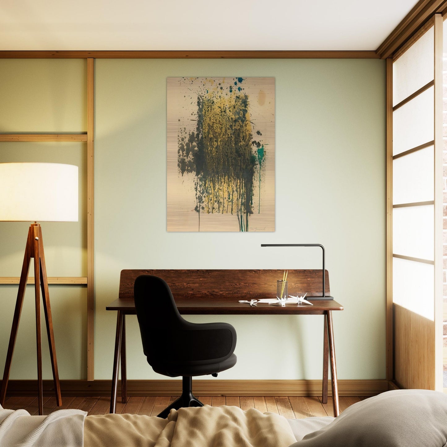 UNTITLED ABSTRACT - Taro Yamamoto Brushed Aluminum Print - 70x100 cm / 28x40 inches | Taro Yamamoto Aluminum Print | Taro Yamamoto Prints
