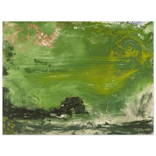 Helen Frankenthaler - Overture, 1992- Wall Art - 21x29.7 cm / 8x12" - Fine Art Poster-canvas - -