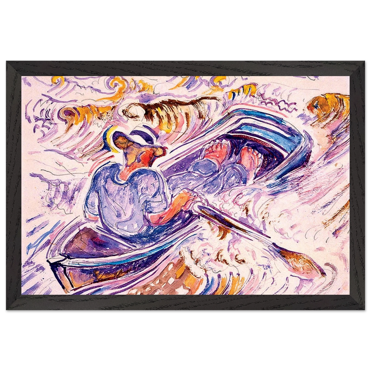 Walter Inglis Anderson - Walter Anderson Wall art - 40x50 cm / 16x20 inches - Premium Wooden Framed Poster With Fine Art Paper-canvas - Wood frame