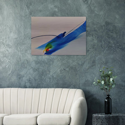 Phenomena Calling - 1969 - Paul Jenkins Brushed Aluminum Print - 70x100 cm / 28x40 inches | Paul Jenkins Aluminum Print | Paul Jenkins Prints