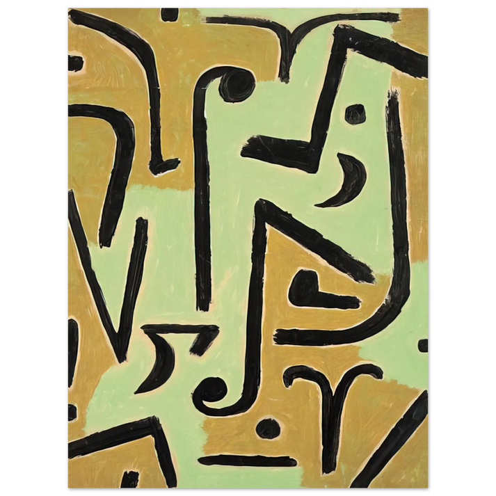 Paul Klee - HALME 1940  75x100 cm / 30x40inches Fine Art Poster
